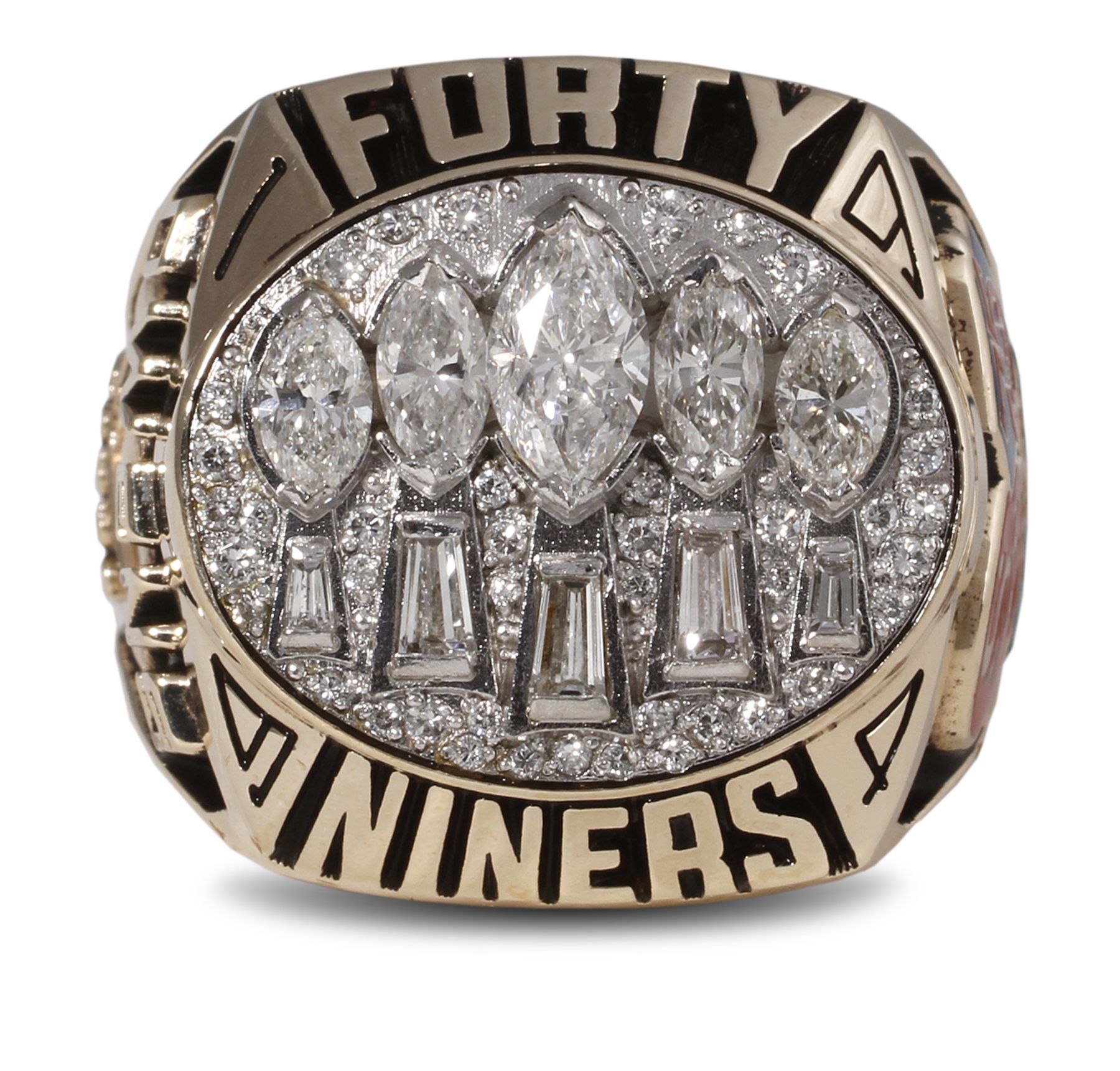 Lot Detail San Francisco 49ers Super Bowl XXIX Ring Presented to