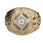 1943 Milwaukee Brewers American Association Championship Ring