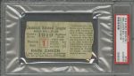 1919 World Series Game 1 Ticket Stub