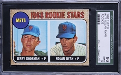 1968 Topps #177 Nolan Ryan Rookie Card – SGC 96 MINT 9