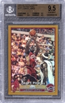 2003/04 Topps Chrome (Gold Refractors) #111 LeBron James Rookie Card (#37/50) – BGS GEM MINT 9.5