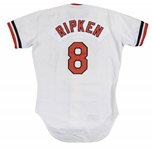 1981 Cal Ripken, Jr. Game Used Baltimore Orioles Home Jersey Used for MLB Debut 8-10-81(Ripken LOA & MEARS A10)