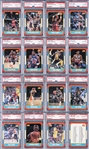 1986-87 Fleer Basketball Complete Set (132) – Including Michael Jordan Rookie Card – All PSA GEM MT 10!