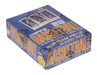 1980-81 Topps Basketball Unopened Wax Box (36 Packs) – Bird/Magic Rookie Card Showing on the Back of One Pack! – (BBCE Certified)