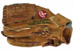 Steve Carlton Game Used and Signed Glove(Last Ever Used Glove) Carlton LOA and PSA/DNA