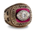 1969 Kansas City Chiefs Super Bowl IV Player Ring (Player LOA) - Andy Rice