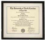 Michael Jordan University of North Carolina Diploma