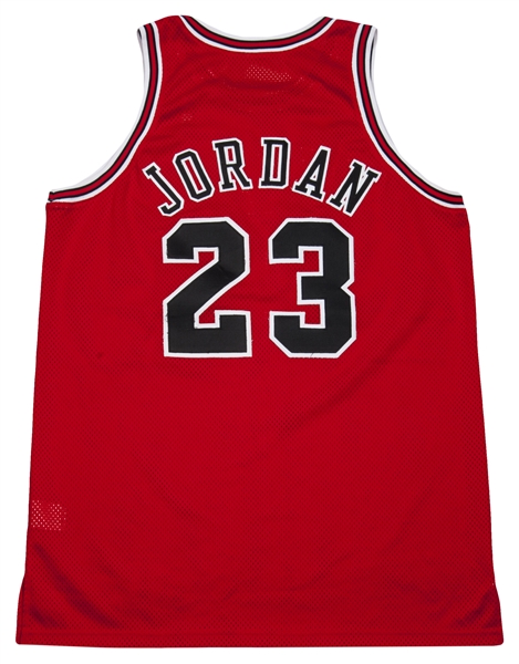 Michael Jordan Photo-Matched (2/1/1998) Game Used Bulls Road Jersey From Final Championship Season (MeiGray and Bulls LOAs)