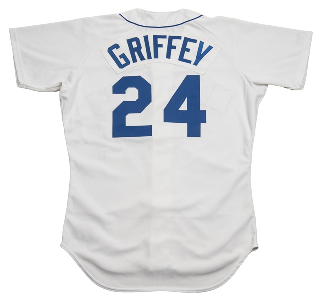 1989 Ken Griffey, Jr. Rookie Year Game Used Seattle Mariners Home Jersey (MEARS A-10, and Mill Creek LOA)