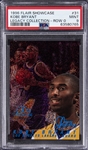 1996-97 Flair Showcase Legacy Collection Row 0 #31 Kobe Bryant Rookie Card (#046/150) - PSA MINT 9