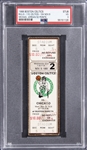 1988 Boston Celtics/Chicago Bulls Ticket Stub From Michael Jordans 52 Point Performance - PSA VG 3